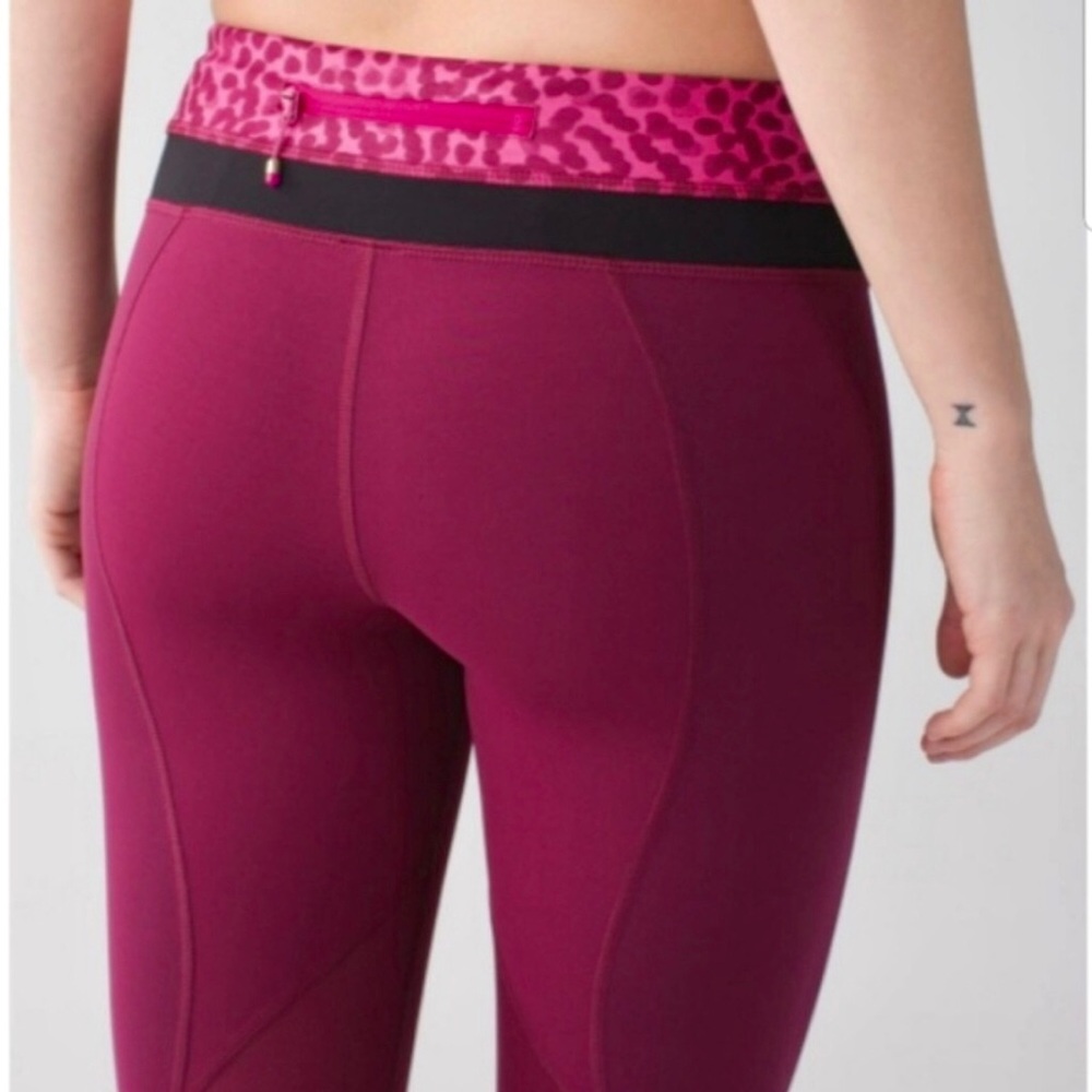 Lululemon Run Inspire Crop II Leggings Size 6